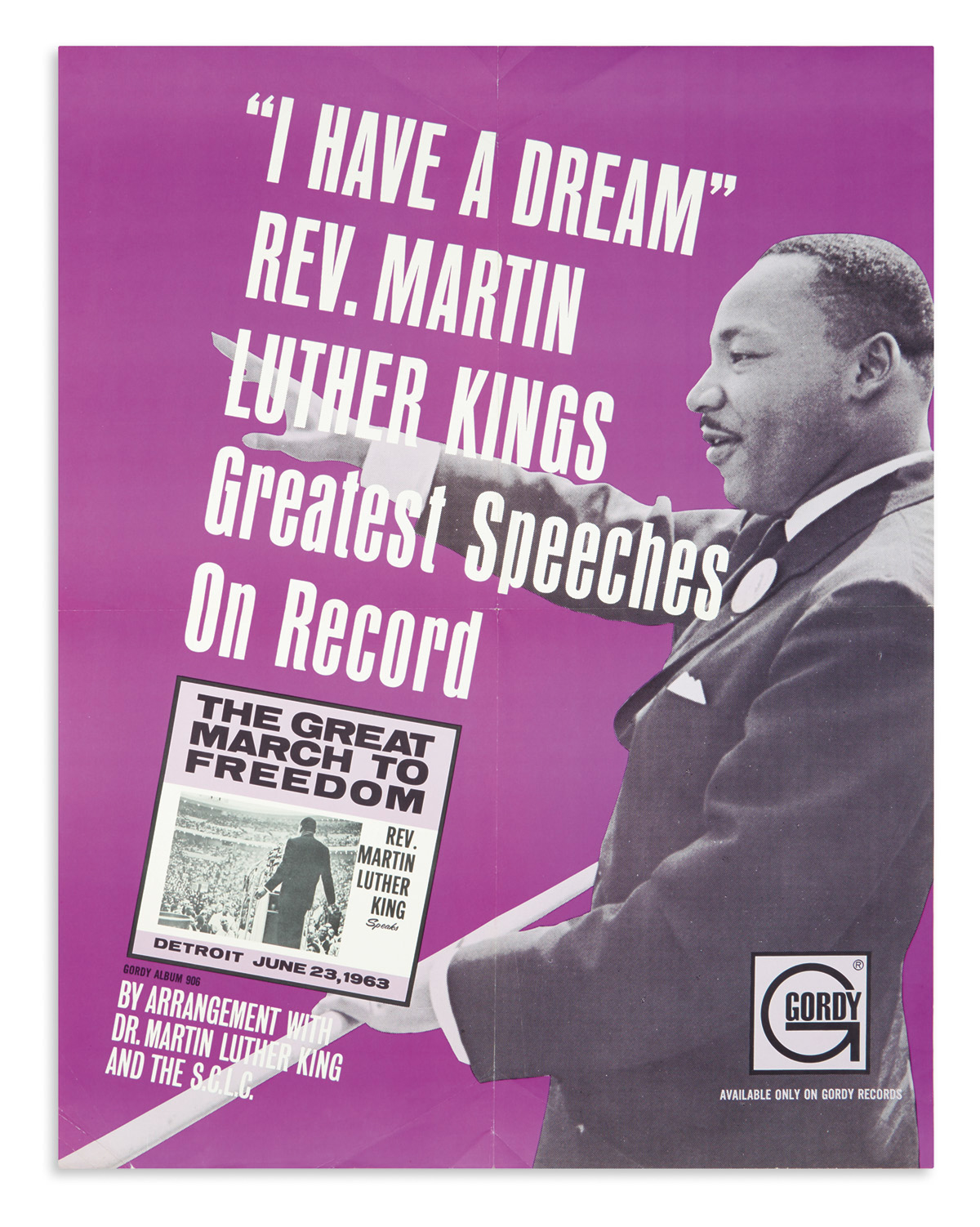 (CIVIL RIGHTS.) I Have A Dream: Rev. Martin Luther Kings Greatest Speeches on Record.